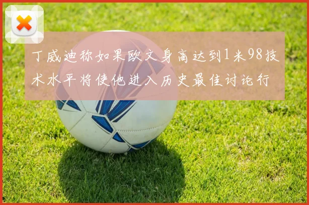 丁威迪称如果欧文身高达到1米98技术水平将使他进入历史最佳讨论行列