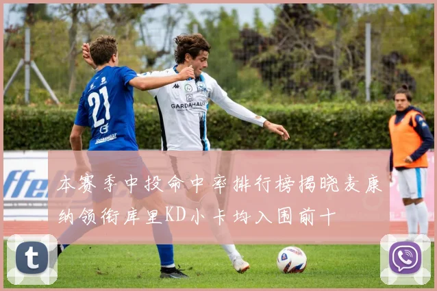 本赛季中投命中率排行榜揭晓麦康纳领衔库里KD小卡均入围前十